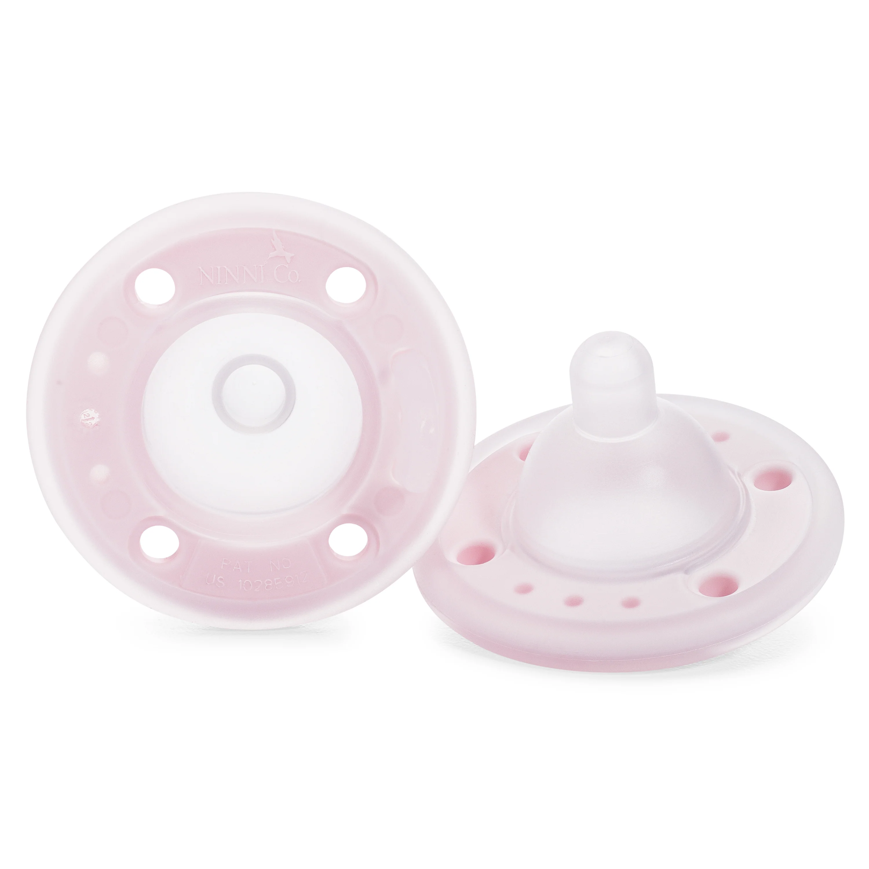 Ninni Pacifier Petal Pink 2 Pack - Image 8