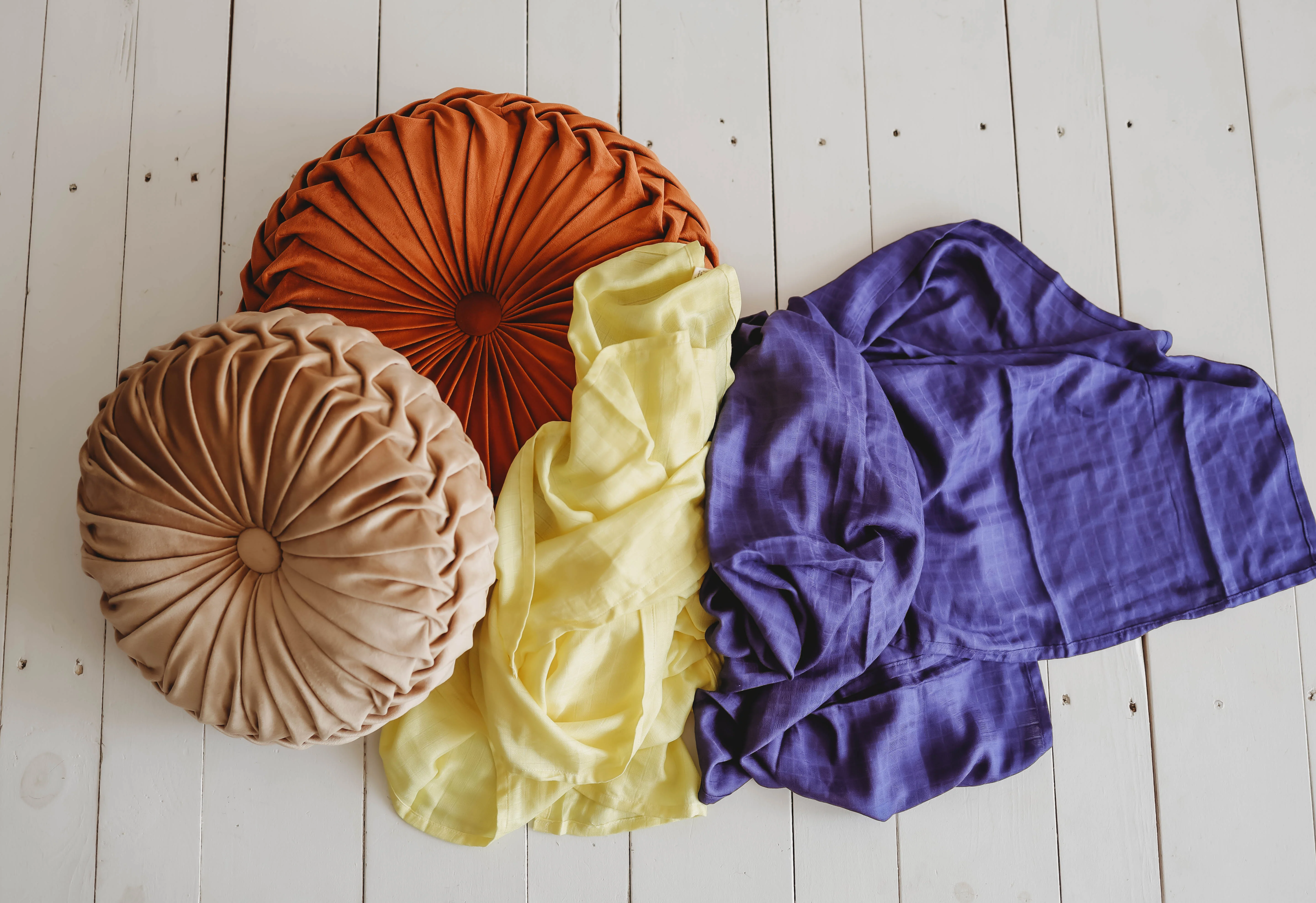 Swaddle Blanket - Tulip Yellow - Image 3